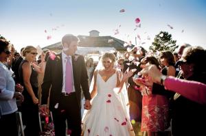 Oceanfront Deck wedding CR sky